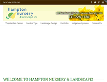 Tablet Screenshot of hamptonnursery.com